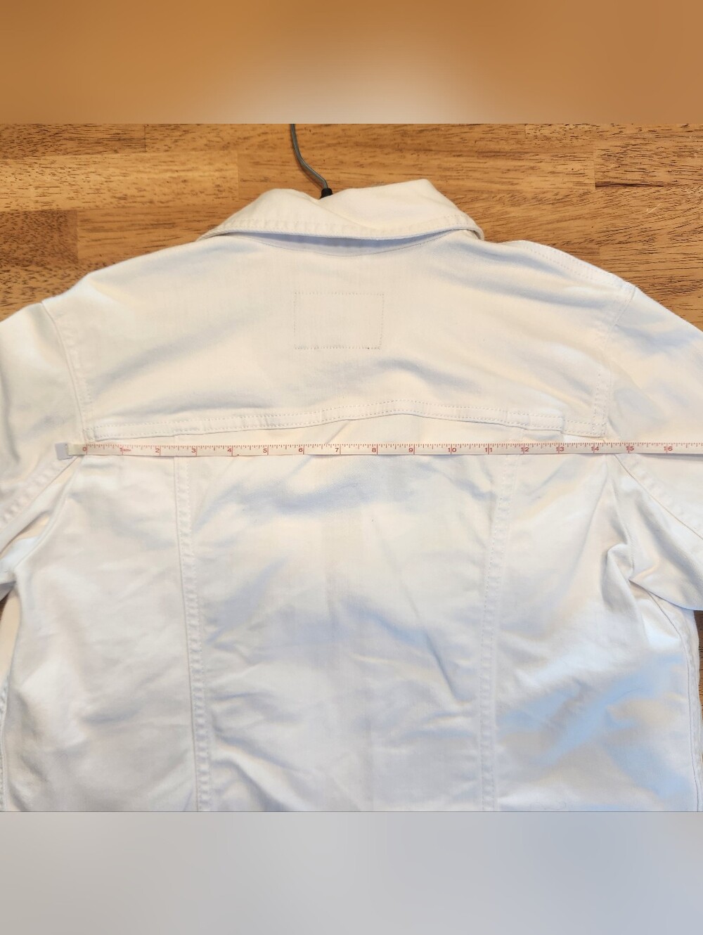 Banana Republic White Denim Jean Jacket - Picture 8 of 8